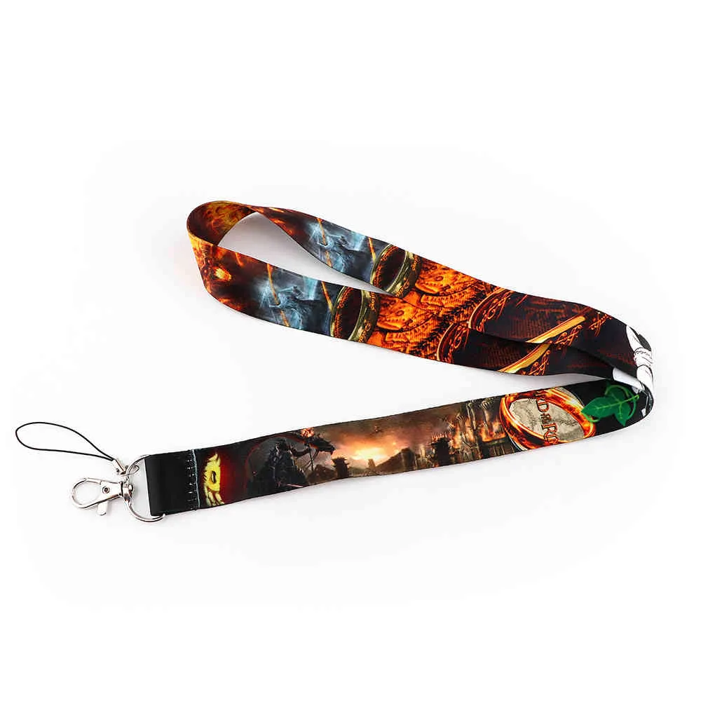 10st / J2852 Movie Lanyard Keychain Lanyards för Keys Badge ID Mobiltelefon Rope Neckrems Tillbehör Gåva