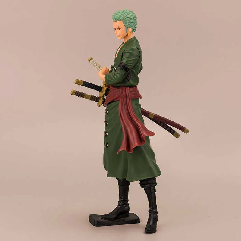 28 cm Een Stuk DE GRANDLINE MANNEN Collectie Roronoa Zoro Action Figure Speelgoed Standbeeld T30 Q07221906355