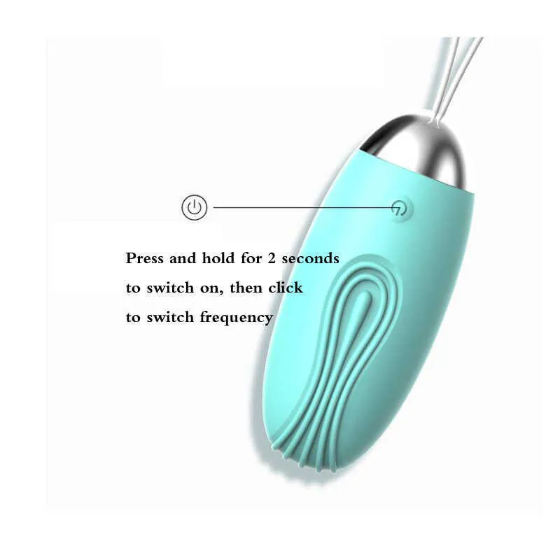 Yetişkin Seks Oyuncakları Kadın Titreşimli Yumurta Şarj Frekans Dönüşüm Uzaktan Kumanda Titreşimli Yumurta Kablosuz Su Geçirmez Mastürbasyon P0818