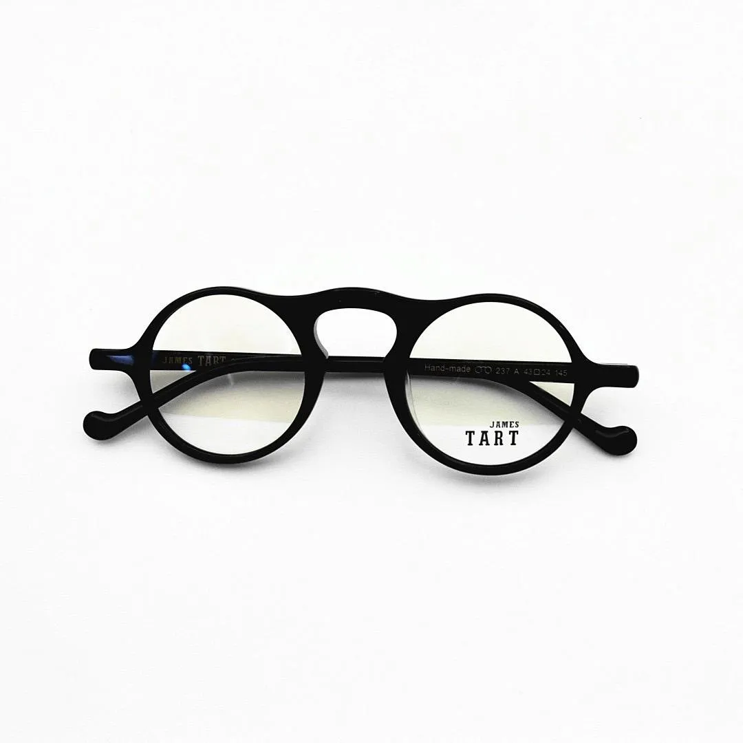 237 Nouvelles lunettes optiques populaires Vintage Classic Plate Round Clear Lens Frame Lunettes Tendance Lunettes d'avant-garde Venez avec avancé 287k