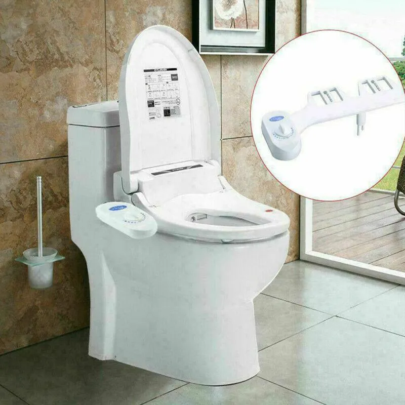 Bidet d'eau douce Non électrique, salle de bain, pulvérisation d'eau douce, fixation de siège de toilette mécanique, Shattaf musulman Washing264S