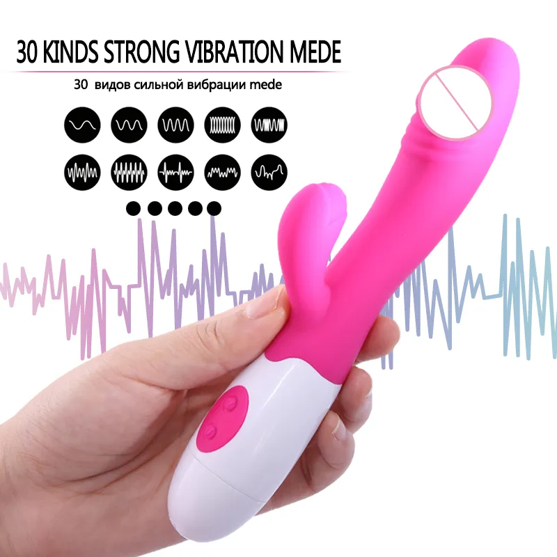 Sex Vibrators Masturbators 30 Speed ​​G Spot Dildo Vibrator voor vrouwen volwassen stimulator clitoris games vrouwelijke vagina masturbator konijn 1013