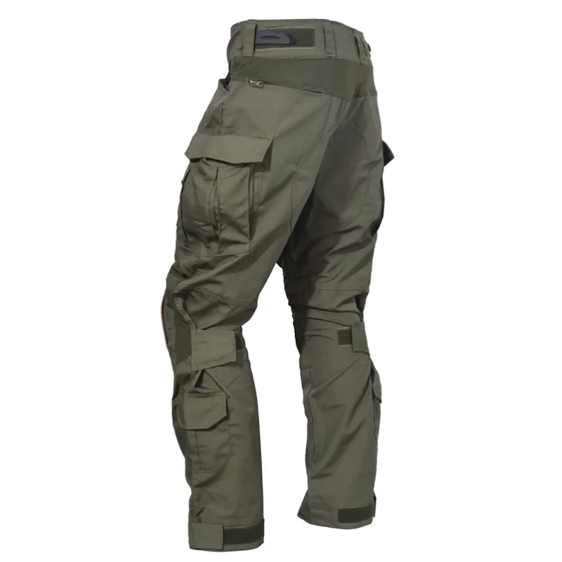 Tactical Camouflage Military US Army Cargo Pants Work Clothing Combat Uniform Paintball Multi Pockets Airsoft Clothes Knee Pads