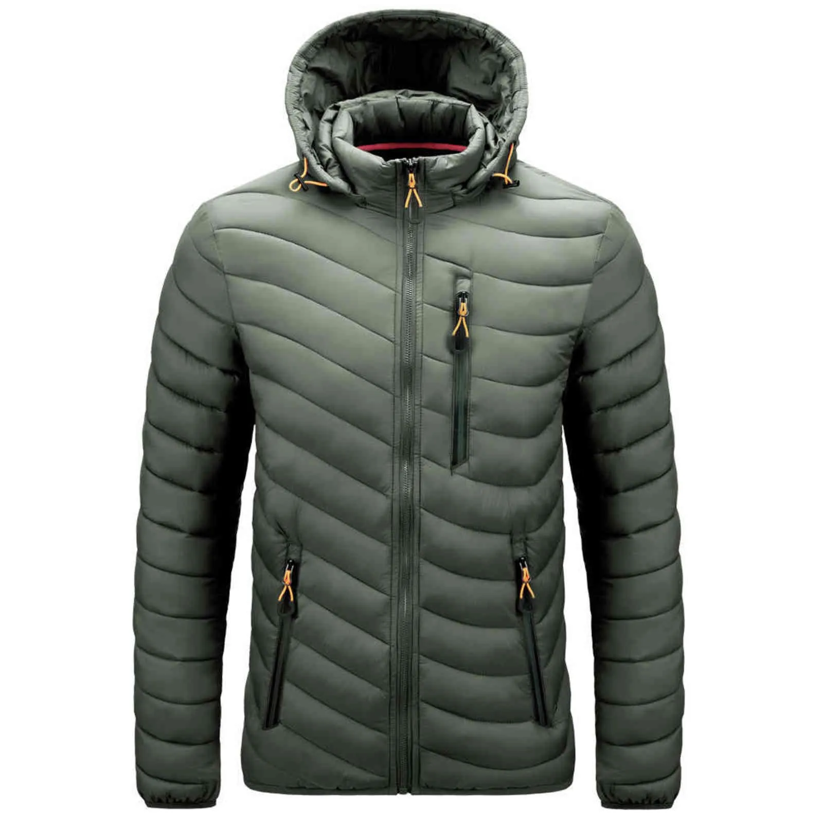 Увлажняет мужская бренд бренд одежда повседневная теплый воротник с капюшоном пальто осени черные зимние куртки парки мужские ветровки 211104