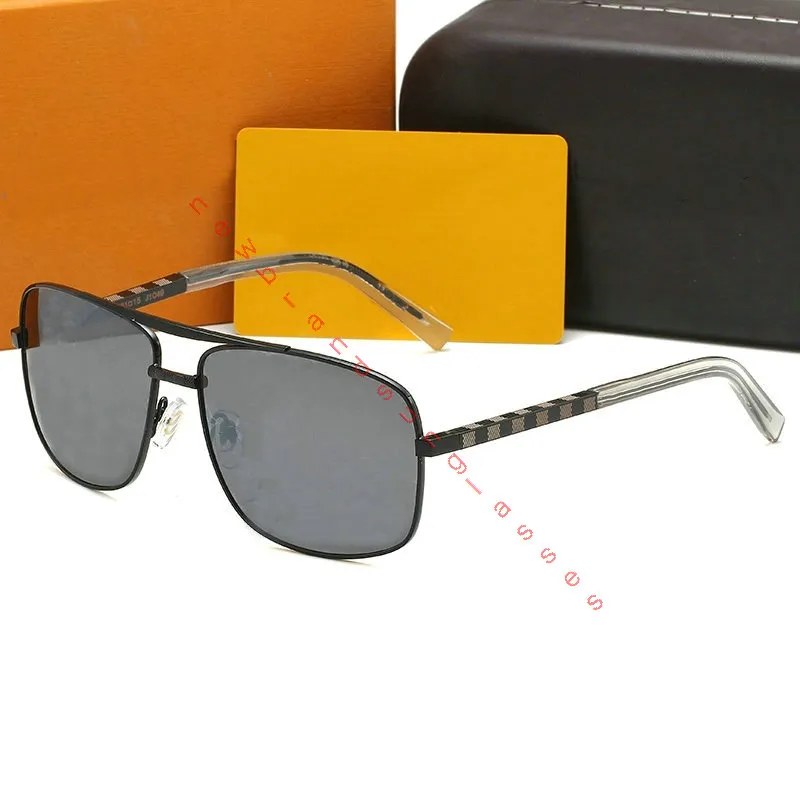 nouveaux hommes desing Attitude lunettes de soleil mode populaire lunettes de soleil carrées pilote cadre en métal revêtement lentille lunettes style UV400 femmes Sonn220L