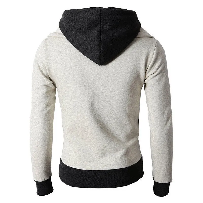 Hommes Hoodies Streetwear Polaire Col Roulé Sweats Hommes Outwear Zipper Sweat À Capuche Homme Hip Hop Casual Vêtements Pour Hommes 201126