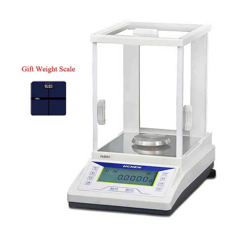 Digital analytisk balans, 1 mg exakt elektronisk skala för laboratori / apotek / smycken butik / kemisk anläggning 0.001g fri viktskala h1229