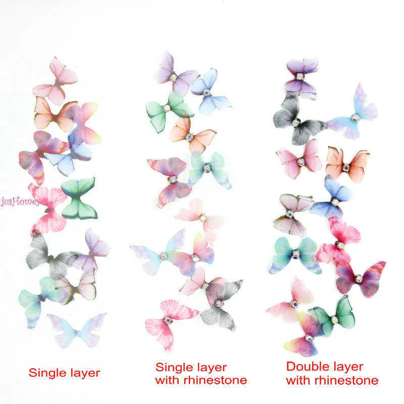 Handmade Organza Mini Butterflies w/ Silk Butterflies -Custom listing 210610