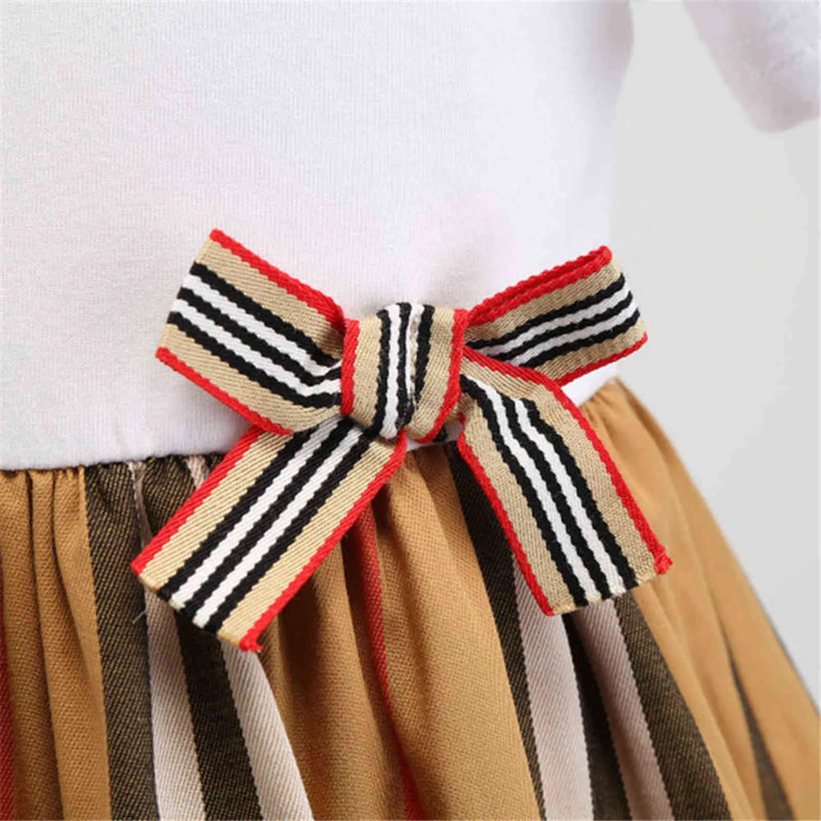 Baby Girls Dress 2021 Summer Cute Brand Baby Princess Birthday Party Striped Dresses Costume Toddler Infant Kids Clothing G1129