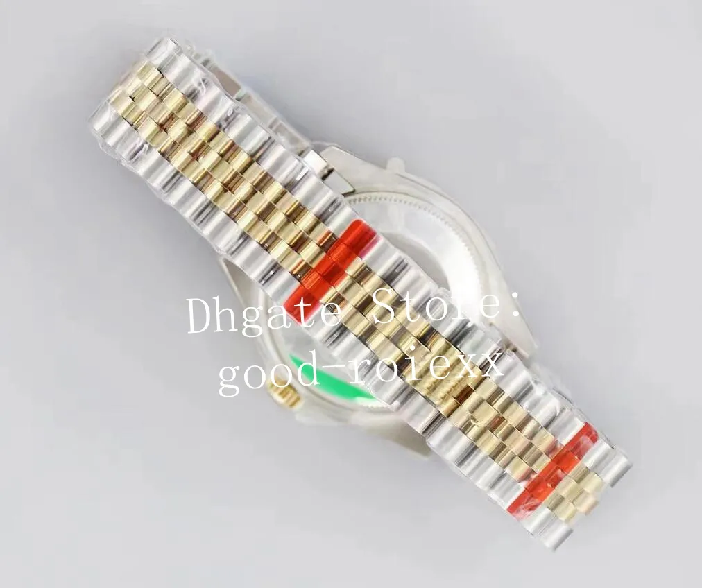 31mm Mother of Pearl Ladies Watches Yellow Gold Women's Automatic Cal 2688 Movement ETA Watch Jubilee Armband Diamond EWF LA281J