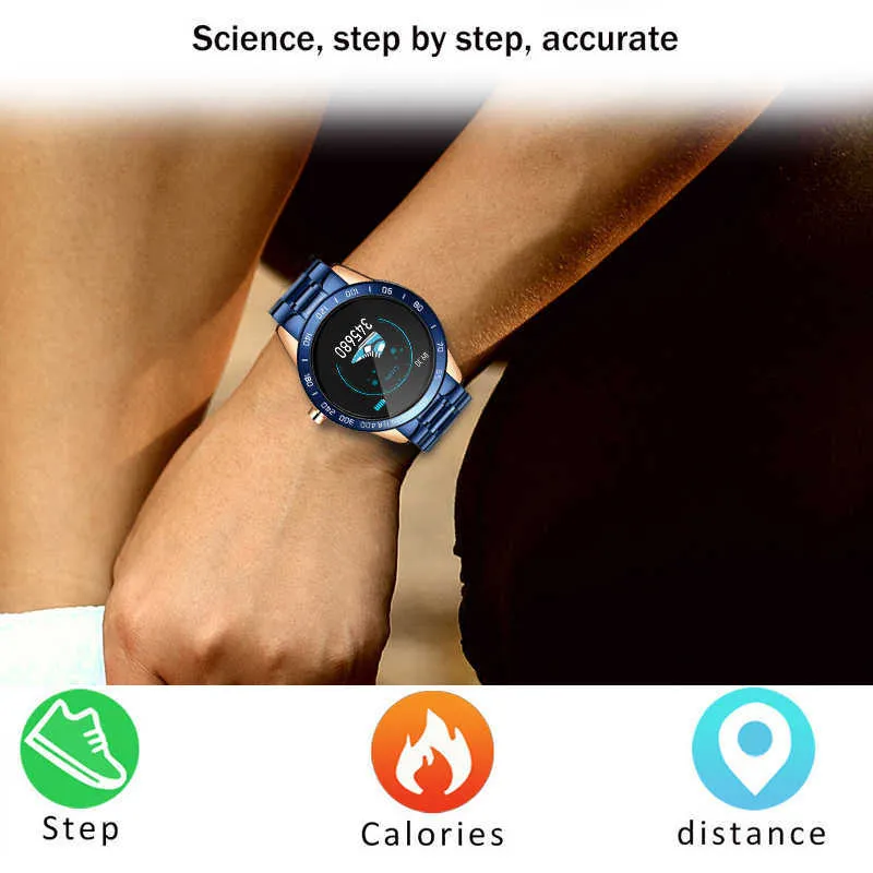 남성의 시계 패션 스마트 스포츠 시계 남자 Bluetooth 시계 디지털 전자 손목 감시 남성용 남성 손목 시계 WO342W