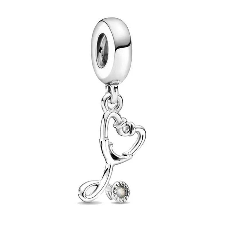 Nouveau moulin à vent ours renard couronne Moom amour pendentif perles ajustement Original breloques couleur argent Bracelet femmes Jewelry5838305