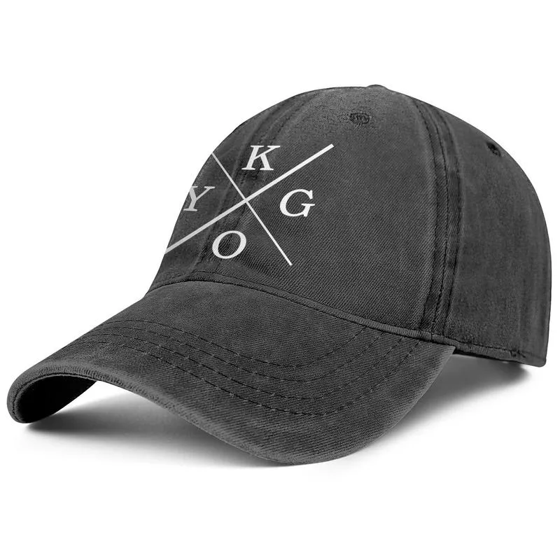 Стильный диджейский продюсер DJ Kygo Logo Unisex Denim Baseball Cap Blank Hats Kygo Sign265o