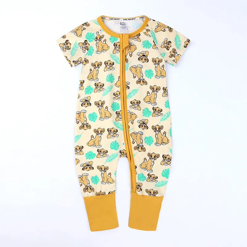 Baby Romper Boys Boys Girls Angsuit Outfits с коротким рукавом Одежда младенца унисекс младенцы одно-кусочки коробки Roupas de bebes