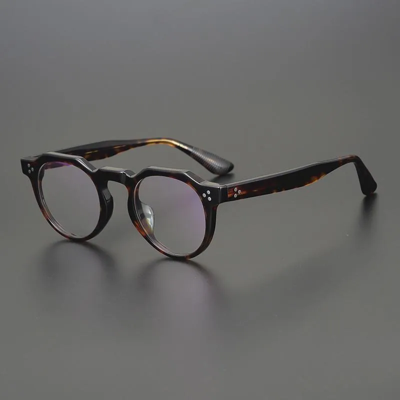 Montature occhiali da sole alla moda Montature occhiali in acetato da uomo Designer vintage Occhiali da vista rotondi Miopia Lettura da donna Prescrizione Clear2153