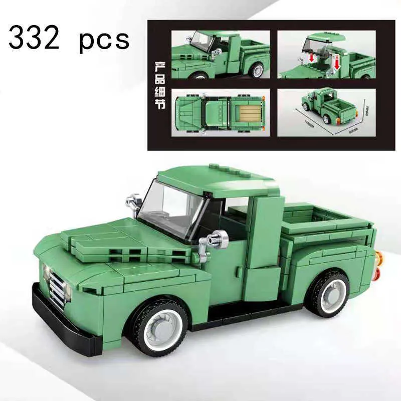 2021 New Speed ​​Champions Racing Car Model Building Blocks Bricks Classic Rally Super Racers City Vehicle F1 Sports Technique Y08082157315