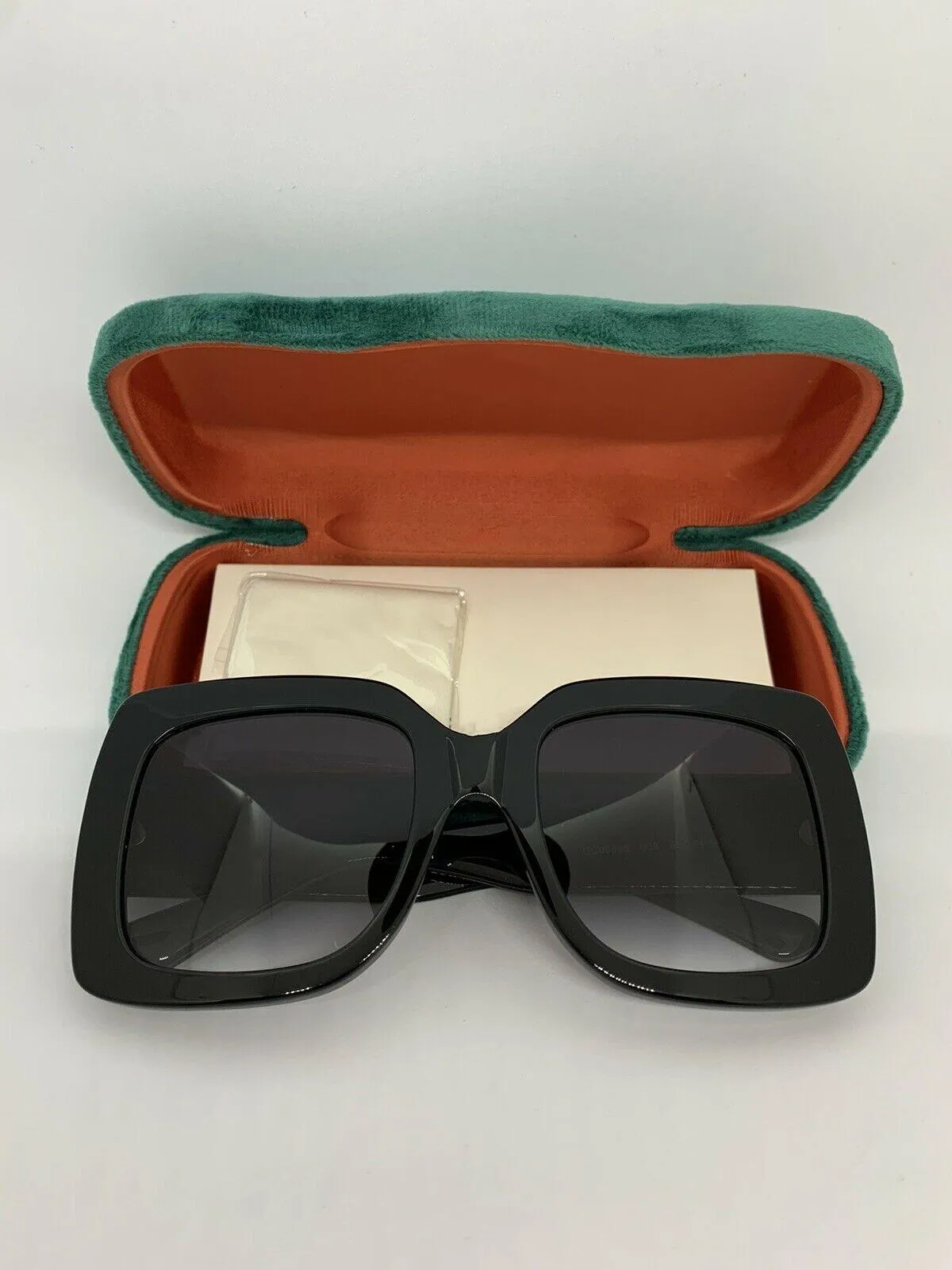 0083S Siyah büyük boy kare gri lens güneş gözlüğü tasarımı güneş gözlüğü UV koruma 0083 55mm kadın kare güneş gözlükleri İtalya'da Yapıldı 304K