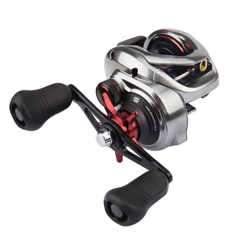 2021 Shimano Shimano Scorpion MD -profilrulle 300XGLH 301XG 301XGLH 300XG 6.2 7.4 8.5 Gear Ratio Saltwater Baitcasting Reel W220308