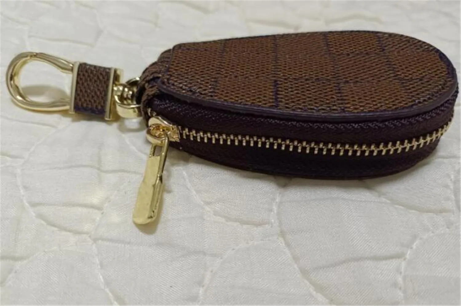 Mode clé boucle sac voiture porte-clés à la main de luxe concepteur en cuir véritable porte-clés hommes femmes porte-monnaie sacs avec Box237S
