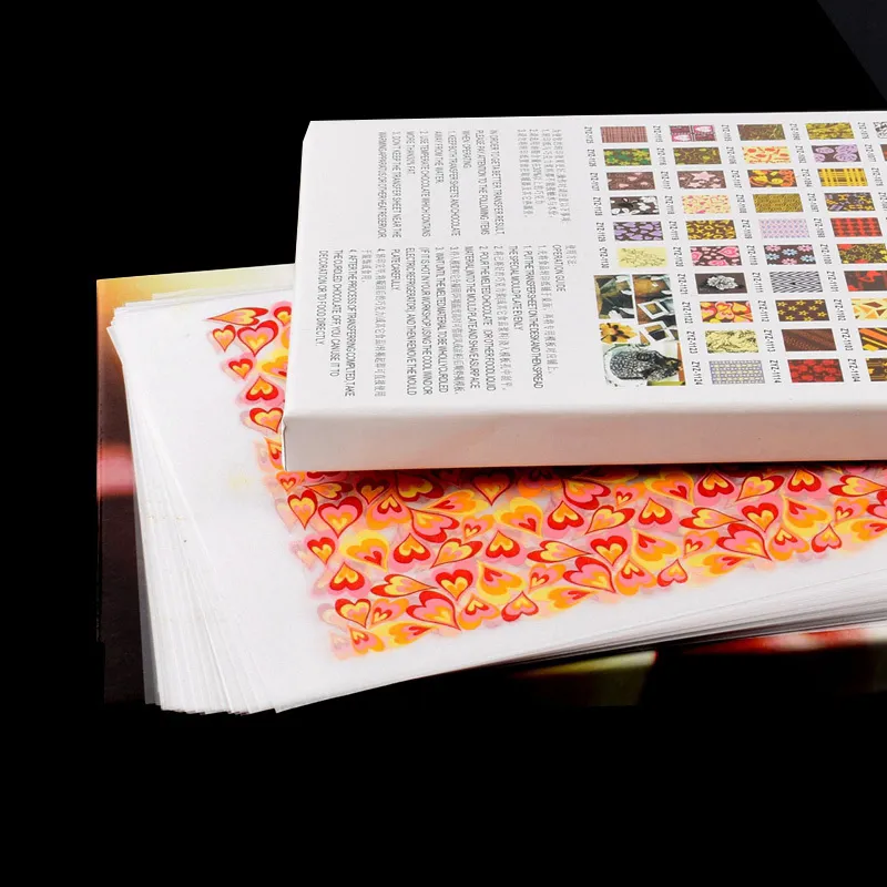 multipattern Food Paper Papier czekoladowe do pieczenia DIY Arkusz 30x20 cm Y200612