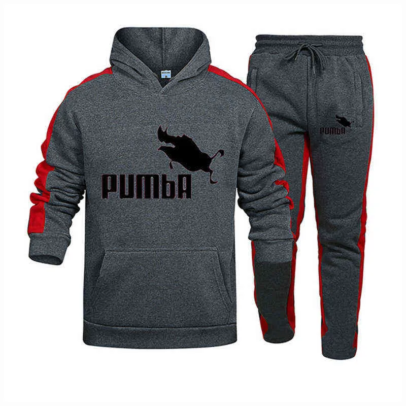 2022New Adios erkek sonbahar kış setleri fermuar hoodie + pantolon parçaları casual eşofman erkek spor gym marka giyim ter suit G1217