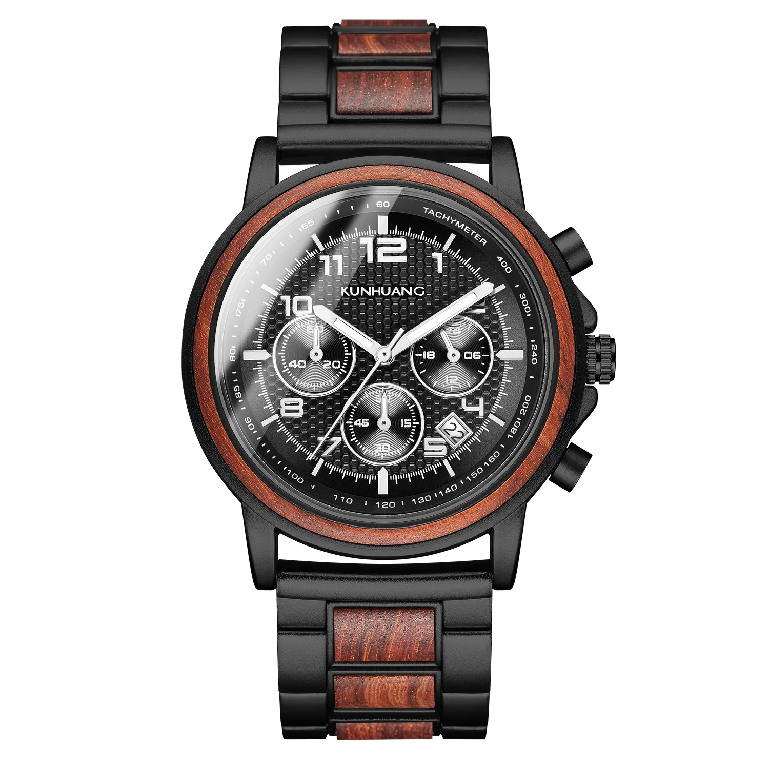 marca di lusso da uomo in legno orologio da polso da polso da uomo sport wateroproof watch man cronograph orologi in legno5400657