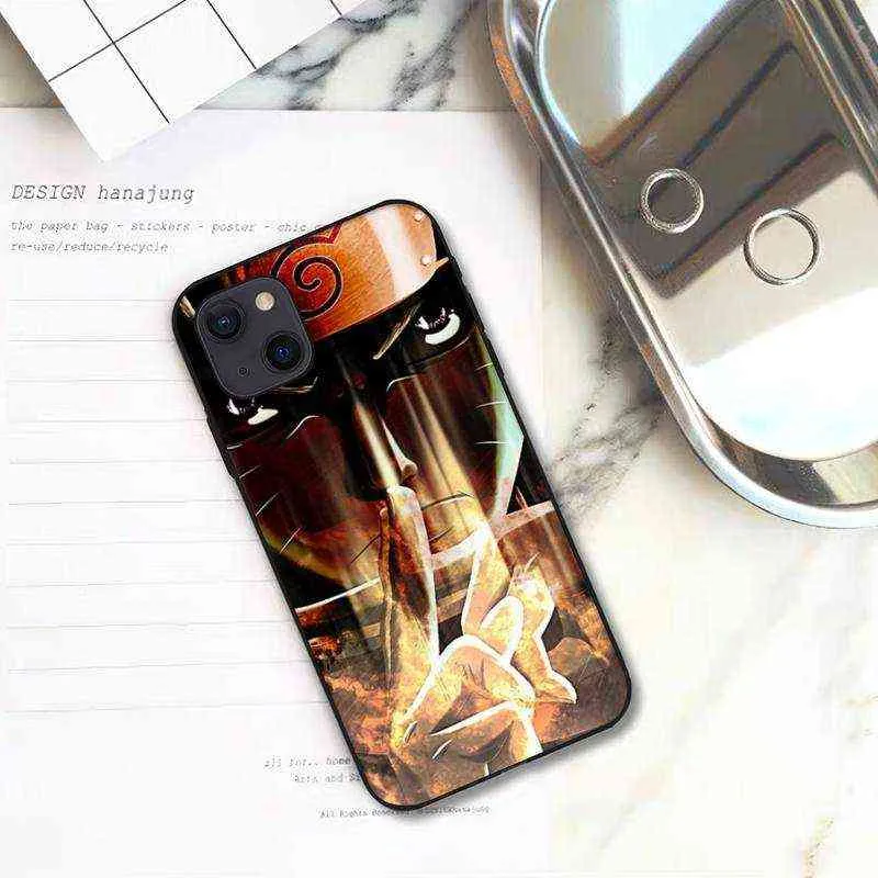 Anime caso de telefone para iphone 11 12 mini 13 pro xs max x 8 7 6s plus 5 se xr escudo h11207518975