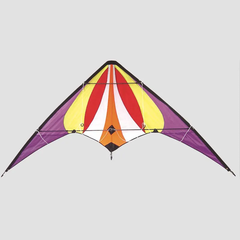 Utomhus roliga sportkitesurf nya 120 cm dubbla linjestunt drakar hel slumpmässig färg parafoil bra flygning9099791