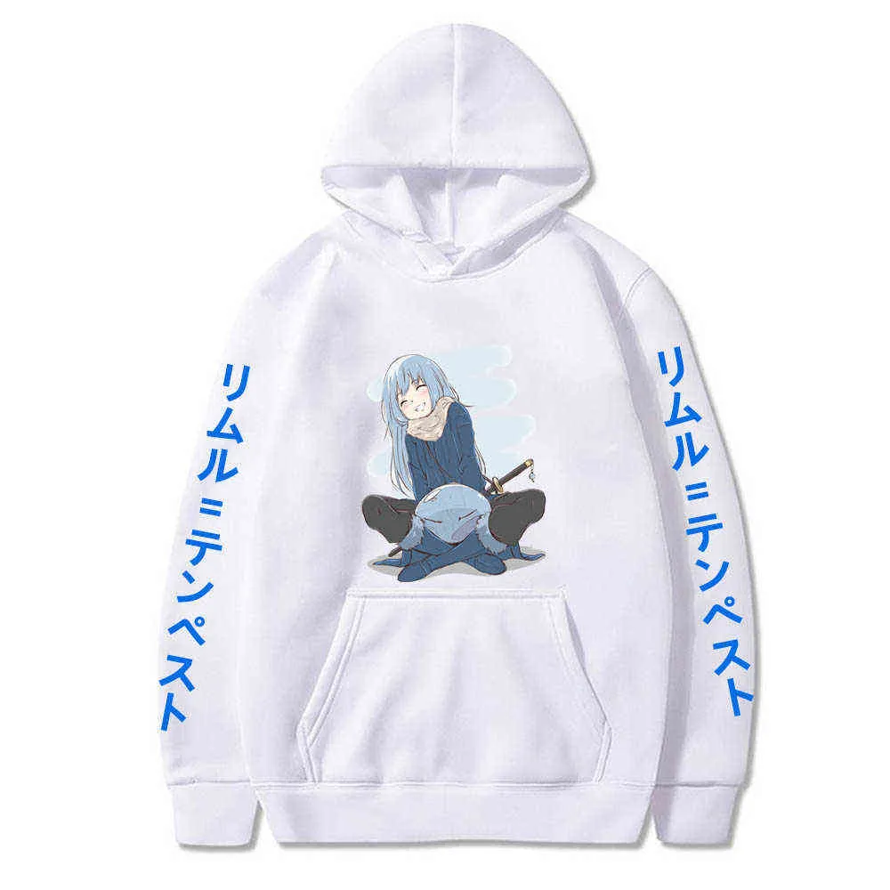 Esa Vez Me Reencarn Como Limo Rimuru-Tempest Sweat à capuche à manches longues Kawaii Sudaderas Con Capucha Y0816