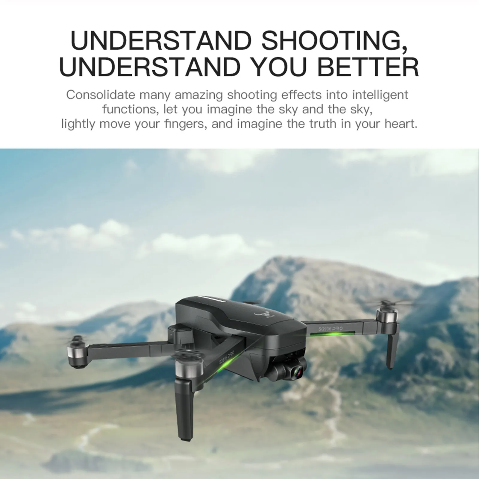 2020 SG906 Pro 2 Drone con FPV a 3 assi Gimbal 4K Fotocamera pieghevole Wifi GPS RC Drone Quadcopter volo 1.2KM