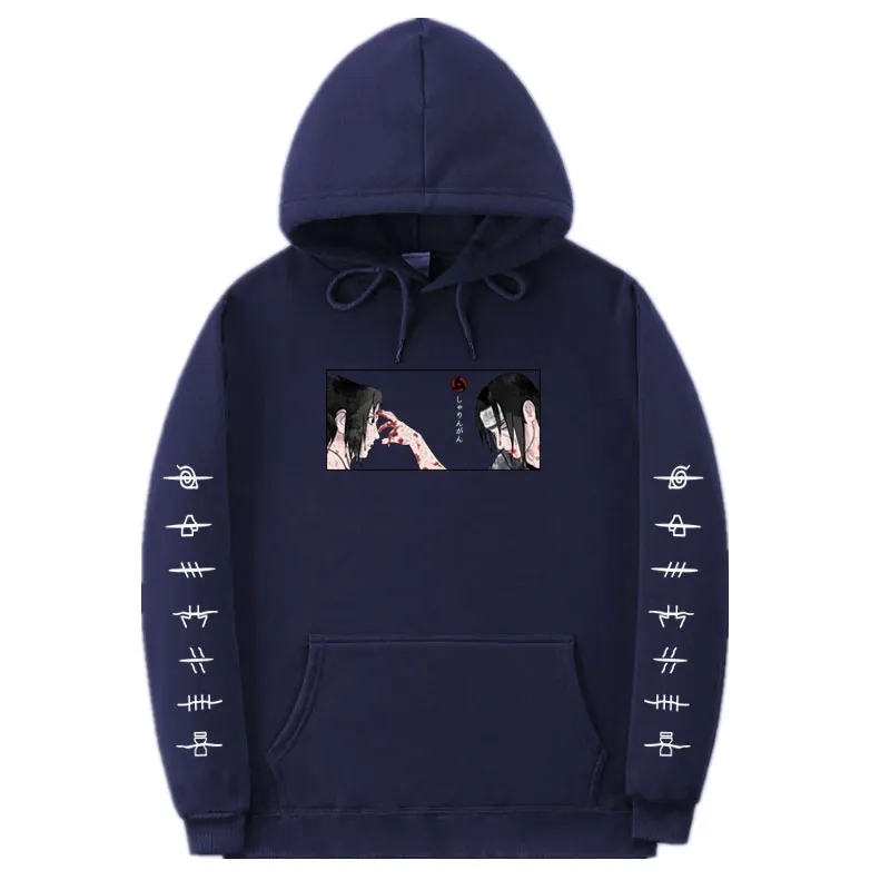 2021 hommes femmes Anime Uchiha Itachi Sasuke sweat à capuche décontracté automne hiver sweats mode une pièce sweats à capuche hommes vêtements 7620339