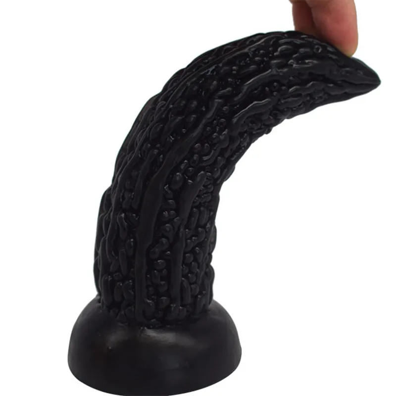 Masaż Anal Plug Sex Zabawki Dla Kobiet Masaż Masturbator Warzywo Gorzki Gurda Dildo Długie 19cm PCV Health Dorosły Produkt Seksualny Produkt