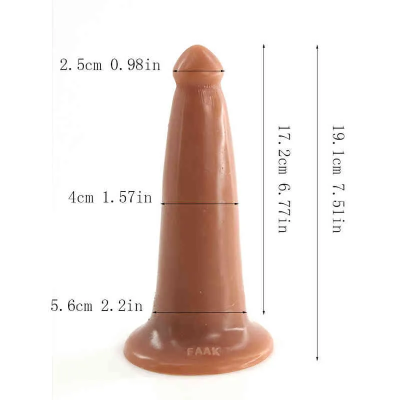 Nxy-Dildos, weiches Anal-Sexspielzeug für Männer, doppelschichtiger Silikon-Buttplug mit Saugnapf, Pilzform, dicker Umfang, Erwachsenenprodukt, 1204