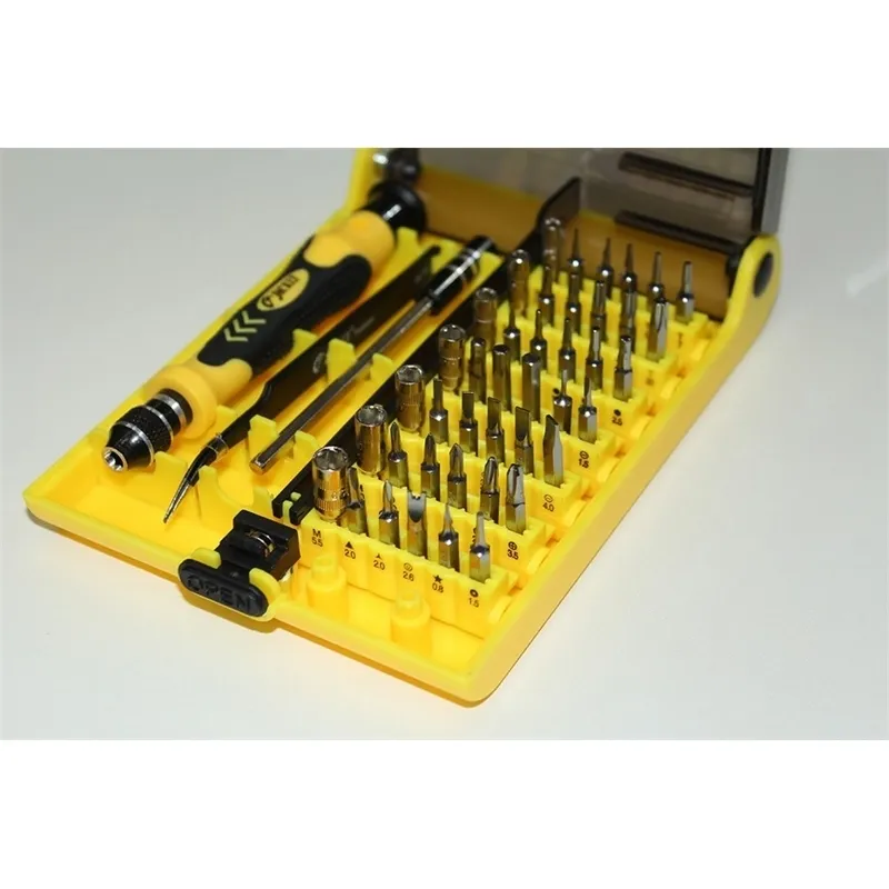 Jackly 45 w 1 screwdriver Zestaw śrubodawcy Torx Zestaw naprawy telefonu komórkowego Precision Magnetyczne śrubokręty