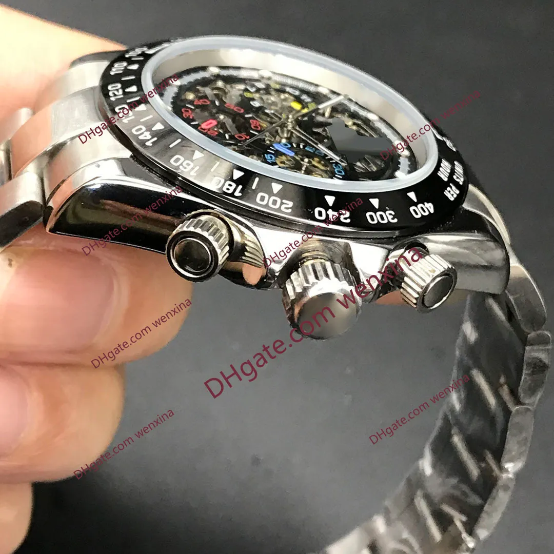 Relógios masculinos de alta qualidade 40mm 2813 relógios esportivos Montre De Luxe Movimento Automático Relógios de pulso Cerâmica Moldura Aço 316L Sem cronógrafo