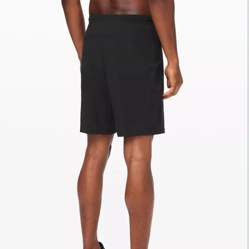 L-008 Mannen Running Shorts Outdoor Workout panty broek outfit 2-in-1 Stealth sport Gym Yoga fitness broek Mannelijke Merk Sweatpant217M