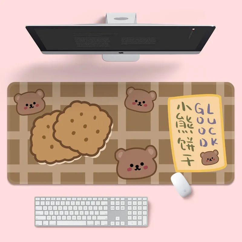 Bonito Mouse Pad Super Creative Ins Tide Grande Jogo Teclado de Computador Escritório Longo Mesa Mesa Kawaii Mesa Adolescente Meninas Quarto