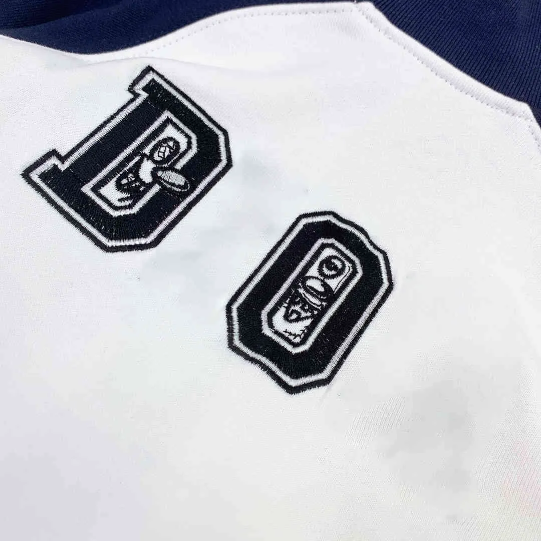 Dr Highend Kinderjacke Neue Strickjacke mit Stehkragen und Reißverschluss, gesticktes Logo für Jungen, Mantel 8989174