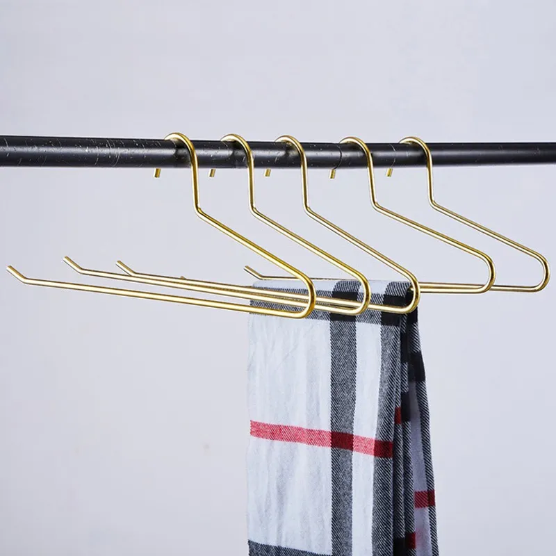 Garderobe Hangers Nordic Rose Gold Iron Kleding Tie Handdoek Sjaal Opknoping Rekken Wall Hook Storage Organizer Decor