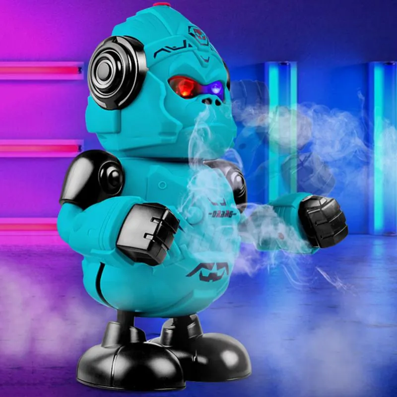 Robot elettroniciDance Music Robot Toys Eroe con musica bambini Giocattoli elettrici Canto e danza Robot Ai bambini piacciono i giocattoli Kid