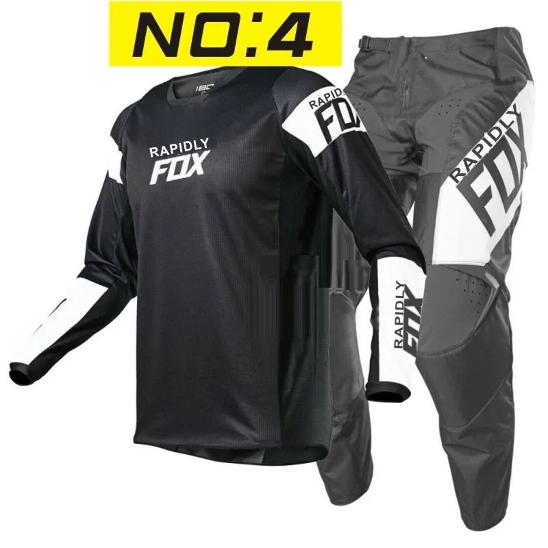 2021 snabbt Fox 360 off Road Motocross Jersey and Pants Gear Set Combo MX Motorcykelkläder MTB Auto Racing Suit Motorcykel5783106