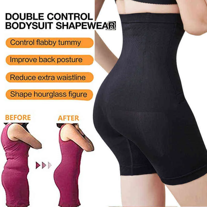 4xl 5xl Corset Butt Lifter Body Shaper Firm Tummy Control Briefs Shapewear High midjetränare Dij Smarter Belt med krokar L220802