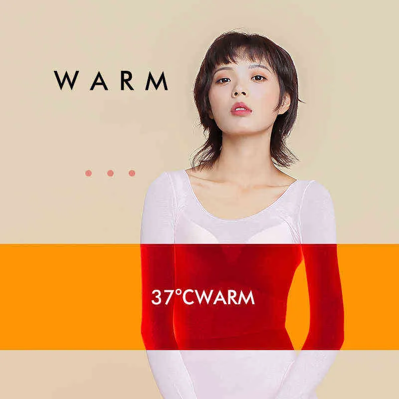 Damen-Thermo-Unterwäsche-Sets, weibliche Dessous, Thermo-Unterwäsche-Set, superelastisch, 37 Grad wärmend, ultradünn, warm halten, lange Unterhosen 211217