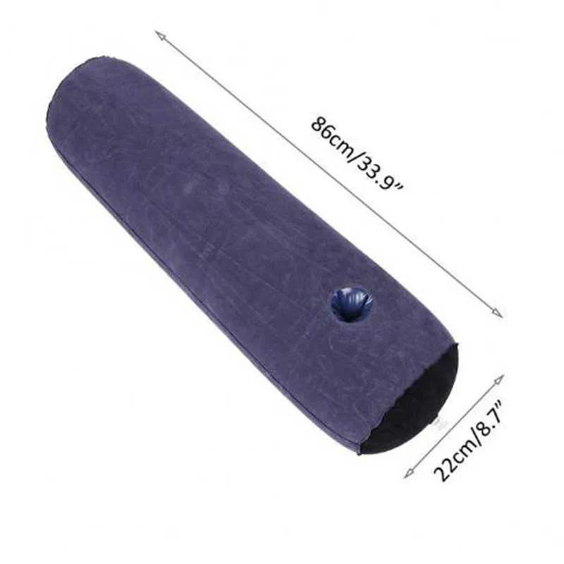 男性のためのインフレータブルピローセックスマスターベーションセックスおもちゃ長い丸い枕穴セックスポジション折りたたみ可能な旅行大人製品P0827398015