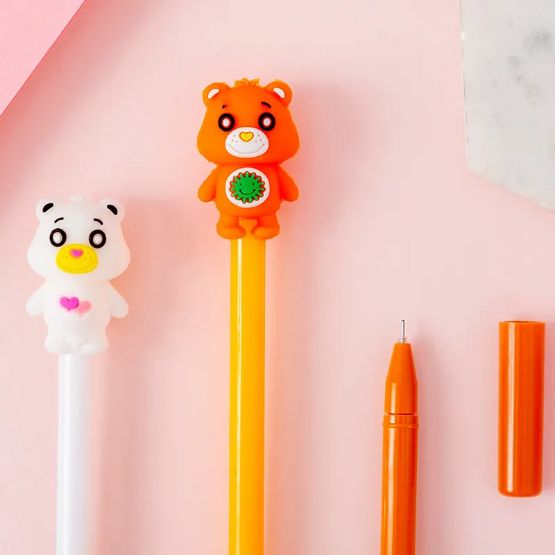 Creative Cute Bear Bear Pens Black 05mm Student Stationery Gift Kawaii School Schools Y2007098238811