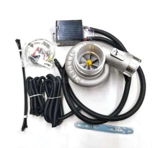 Kit de turbocompresseur électrique universel 12V, turbocompresseur électrique à poussée, filtre d'admission pour voiture, amélioration de la vitesse 4811900