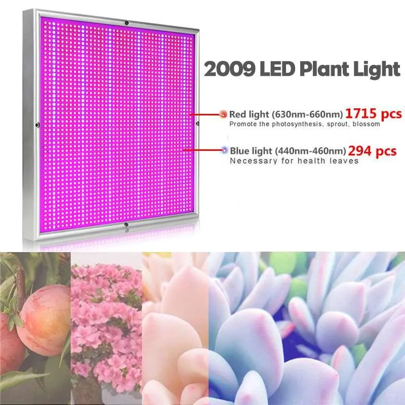 2000W 2009leds LED Grow Lamp Spectrum Spectrum LED GROVESS LEMPUR LAMPE INDOOR ÉCLAINEMENT CLUS