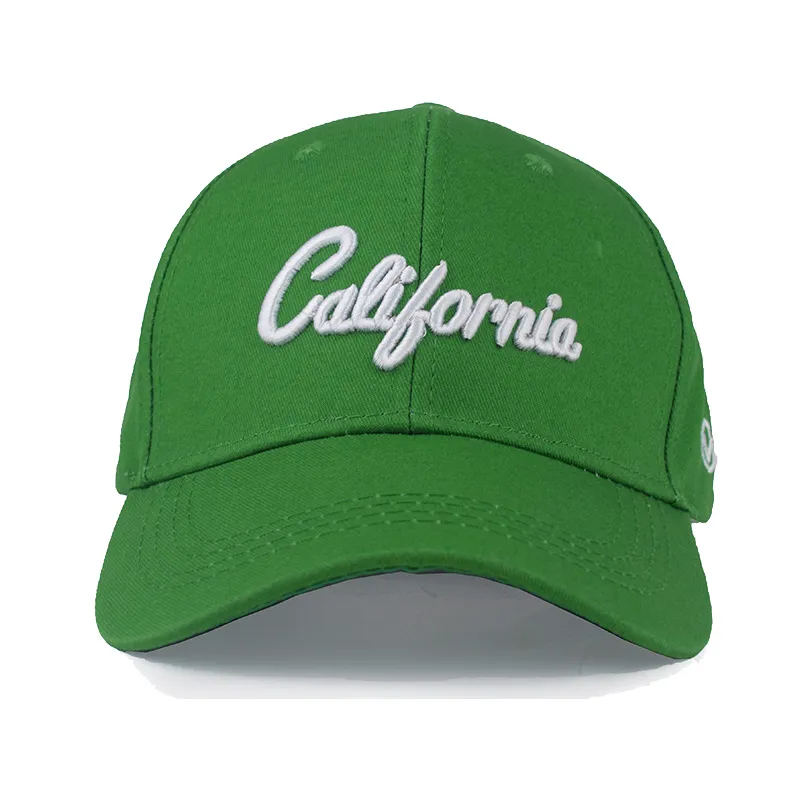 Gorra de béisbol para mujer Verde Bordado 3D Hip-hop Mujer Accessori KPOP Gorra de béisbol para hombre para mujer Algodón Bqm031 220309