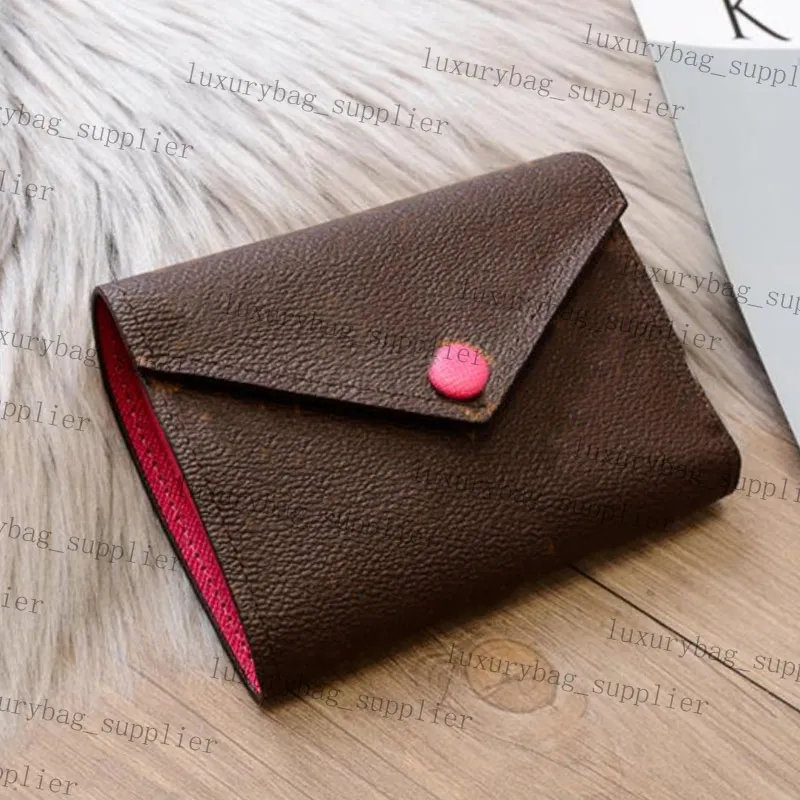 Sac portefeuille en cuir entier pour les femmes du concepteur multicolore portefeuille de cartes de cartes Lady Purse Purse Classic Zipper Pocket Hasp Lettre 213G