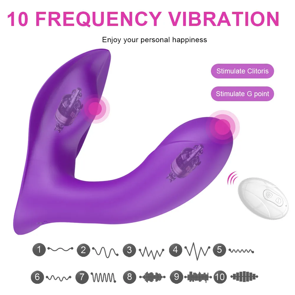 10 Speeds Metties Wibratory łechtaczka stymuluj noszenie wibrator dildo seksowna zabawka dla dorosłych kobiet kobiet masturbator zdalny